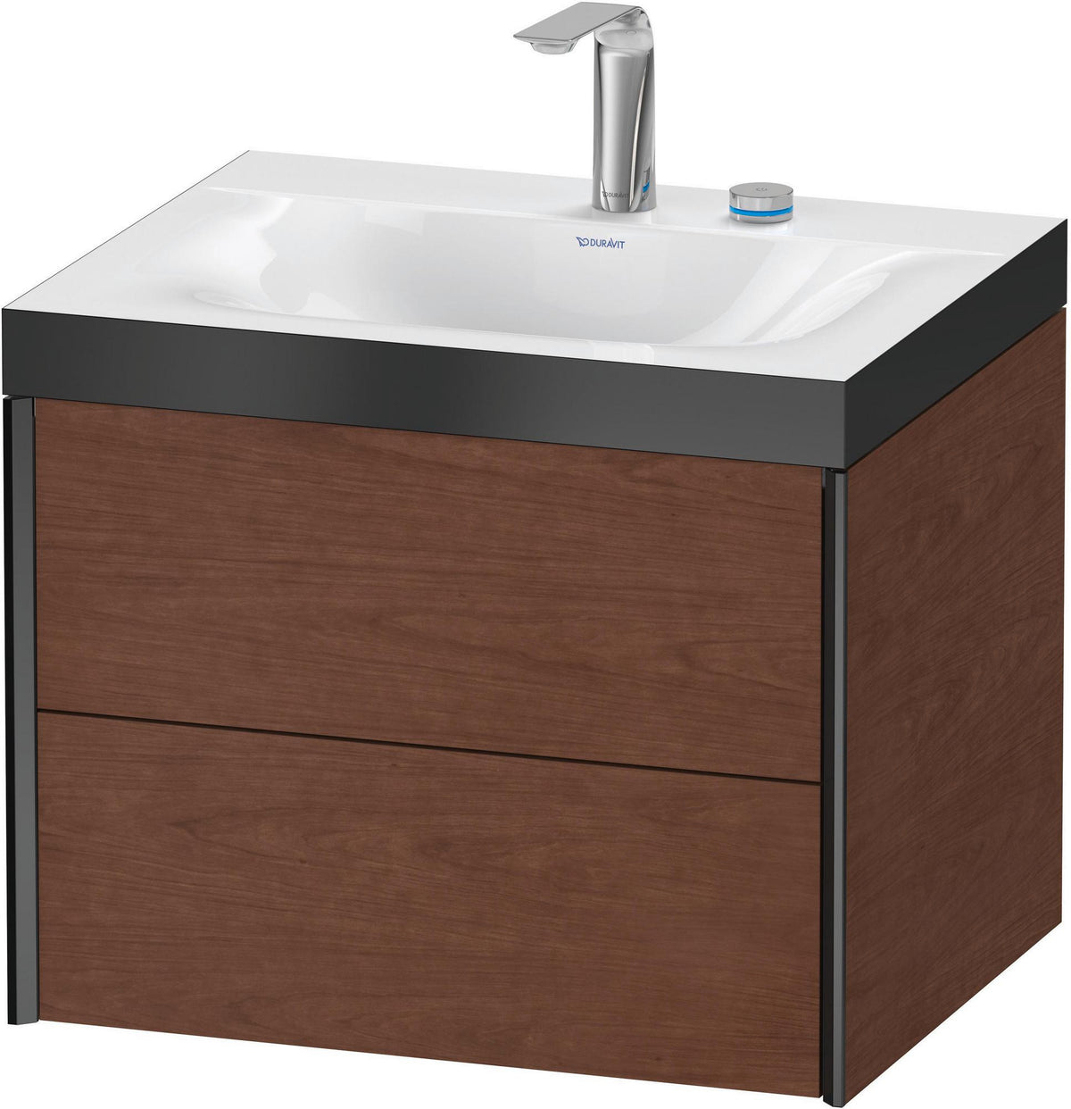 DURAVIT XViu Waschtischunterbauset mit 2 Schubkästen, 480x600x503mm, Nussbaum