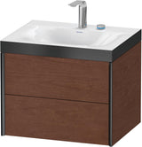 DURAVIT XViu Waschtischunterbauset mit 2 Schubkästen, 480x600x503mm, Nussbaum