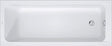 DURAVIT D-Code Badewanne 1700x700mm Einbau Weiß mit Überlauf
