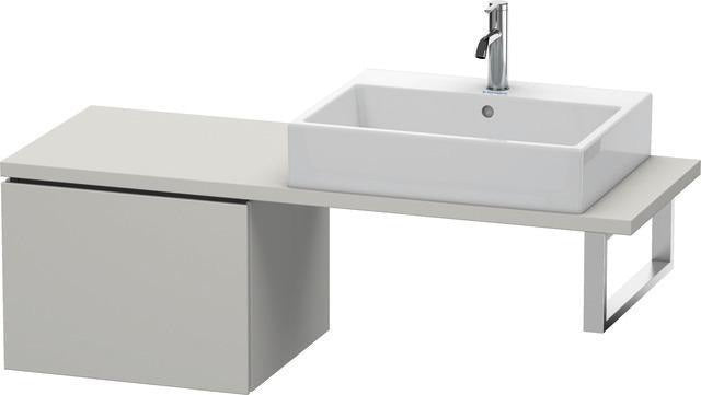 Duravit L-Cube Konsolenunterschrank 520 mm amerikanisch Nussbaum mit Tip-On-Technik