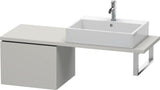 Duravit L-Cube Konsolenunterschrank 520 mm amerikanisch Nussbaum mit Tip-On-Technik