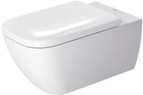 DURAVIT Happy D.2 Wand-WC 620 mm spülrandlos Tiefspüler weiß für Dusch-WC