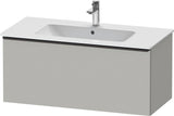 Duravit D-Neo Waschtischunterbau 1010 mm, 1 Auszug, Weiß Matt, Griff Bronze Gebürstet, Wandhängend