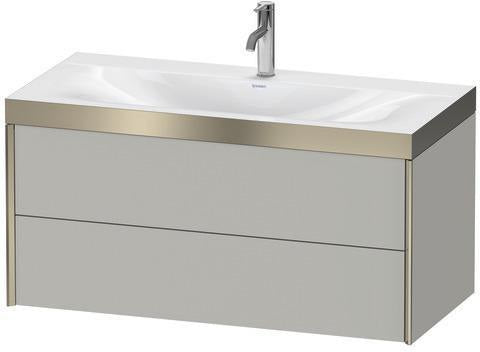 Duravit XViu Möbelwaschtischset 1000x480mm mit Viu Waschtisch und 2 Schubkästen