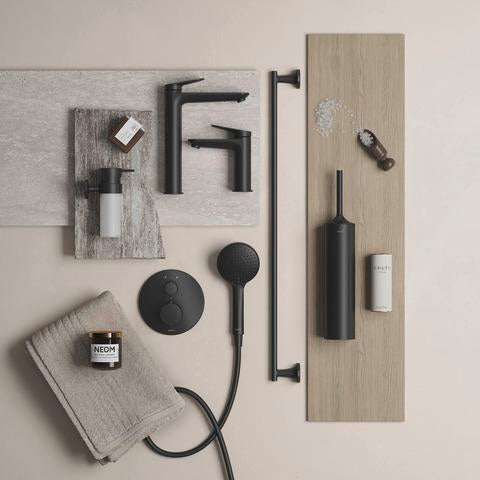 DURAVIT Wave 3-Loch Waschtischarmatur Chrom – 129 mm Ausladung, ohne Zugstange