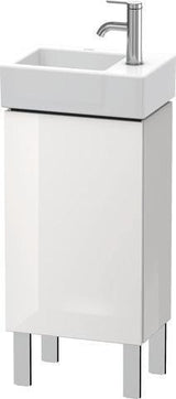 Duravit L-Cube Waschtischunterbau 582x364x241mm betongrau matt, Anschlag links, 1 Tür