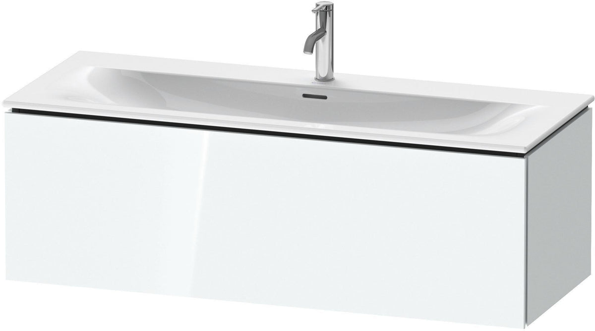 DURAVIT L-Cube Waschtischunterbau 1220 mm wandhängend mit 1 Auszug weiß matt