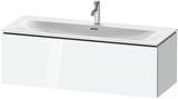 DURAVIT L-Cube Waschtischunterbau 1220 mm wandhängend mit 1 Auszug weiß matt