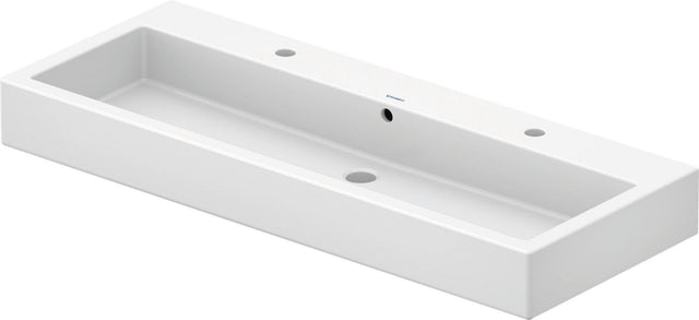 DURAVIT Waschtisch Vero 1200 mm mit Überlauf & Hahnlochbank – Weiß, WonderGliss