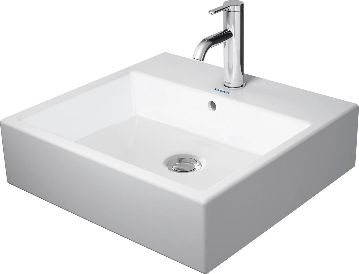 Duravit Waschtisch Vero Air 500 mm mit Überlauf und Hahnlochbank, weiss, geschliffen