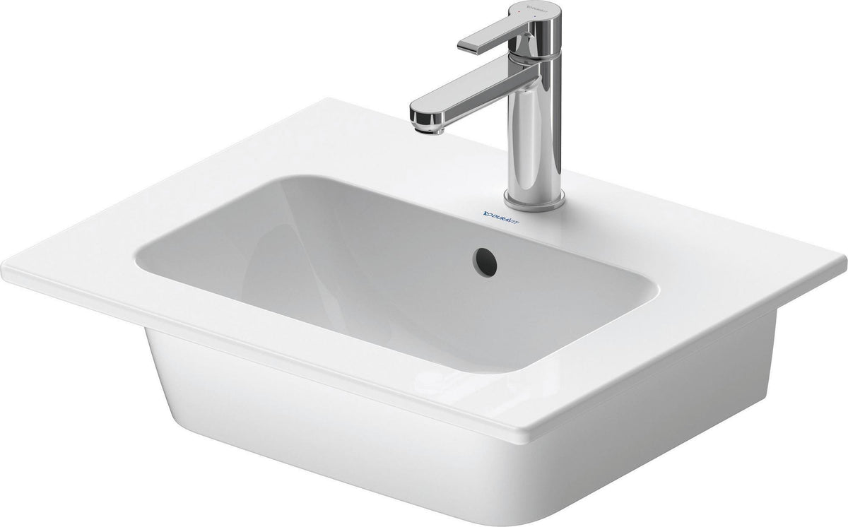 DURAVIT Möbelwaschtisch ME by Starck 530 mm mit Überlauf, ohne Hahnloch, weiß