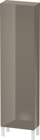 Duravit L-Cube Hochschrank 243x500x1760mm, 1 Tür links, flannel grey hochglanz