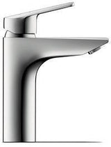 Duravit No.1 Einhebel-Waschtischmischer mit Zugstange, Chrom – 106 mm Ausladung