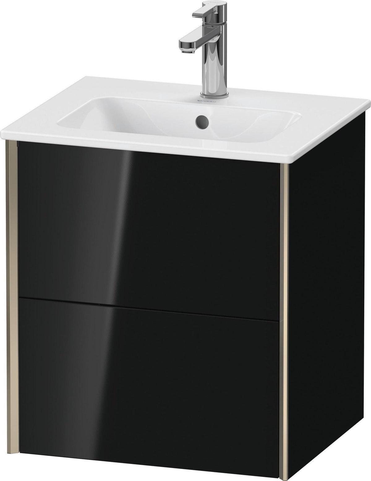 DURAVIT XViu Waschtischunterbau wandhängend 510 mm mit 2 Schubkästen und Tip-on Technik