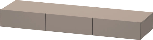 Duravit DuraStyle Schubkastenablage 1500 mm, 3 Schubkästen, basalt matt – wandhängend