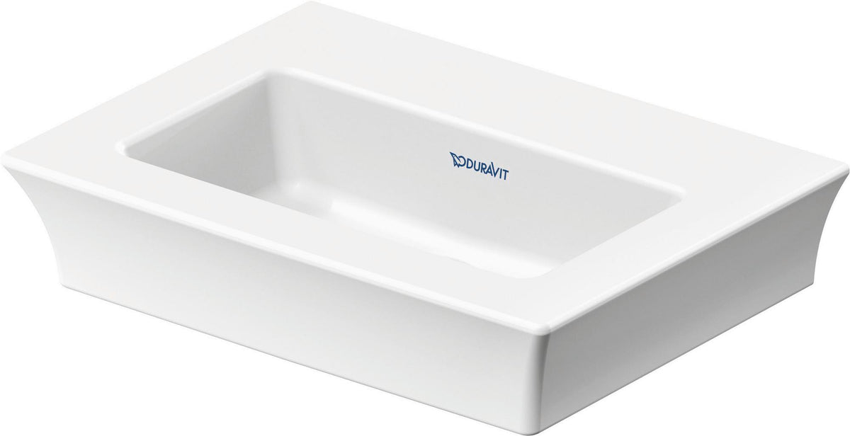 DURAVIT White Tulip Handwaschbecken 450 mm von Philippe Starck – Weiß, 1 Hahnloch, wandhängend