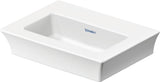 DURAVIT White Tulip Handwaschbecken 450 mm von Philippe Starck – Weiß, 1 Hahnloch, wandhängend