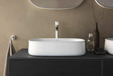 DURAVIT Zencha Aufsatzbecken 550 mm – Weiß, ohne Hahnloch & Überlauf, DuraCeram