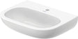 Duravit Waschtisch D-Code 600 mm weiß, wandhängend, 1 Hahnloch, ohne Überlauf