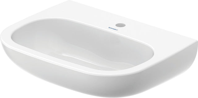 Duravit Waschtisch D-Code 600 mm weiß, wandhängend, 1 Hahnloch, ohne Überlauf
