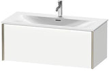 Duravit Waschtischunterbau XVIU 1010x397x480mm in Nussbaum mitte – Wandhängend, für Viu 234410