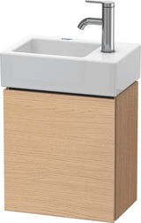 Duravit L-Cube Waschtischunterbau 364 mm betongrau matt, 1 Tür rechts, wandhängend