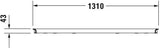 DURAVIT Acryleinleger Blue Moon mit Bedienklappe für 1400x1400 mm – Weißes Sanitäracryl