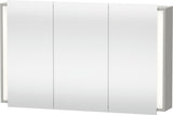 Duravit Ketho Spiegelschrank 1200 mm weiß hochglanz, 3 Türen, LED-Beleuchtung, Sensorschalter