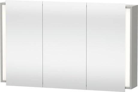 Duravit Ketho Spiegelschrank 1200 mm weiß hochglanz, 3 Türen, LED-Beleuchtung, Sensorschalter