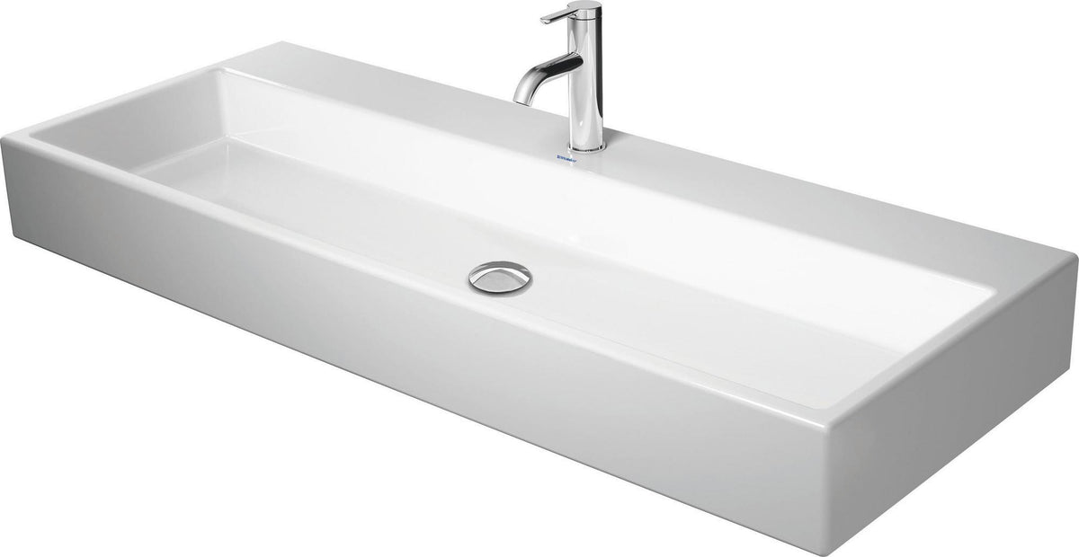 DURAVIT Vero Air Waschtisch 1200 mm, mit Hahnlochbank, ohne Überlauf, geschliffen, weiß