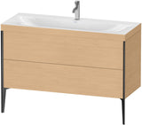 DURAVIT XViu c-bonded Waschtischunterbauset 1200 mm, 2 Auszüge, Eiche Natur