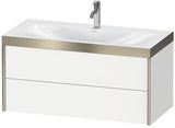 Duravit XViu Möbelwaschtischset 1000x480mm mit Viu Waschtisch und 2 Schubkästen