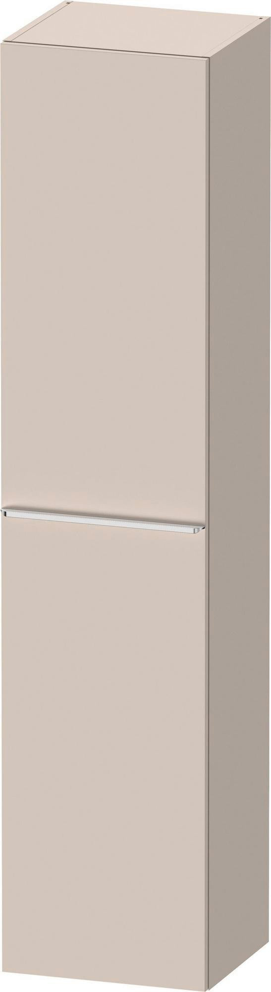DURAVIT D-Neo Hochschrank 400x360x1760 mm, 1 Tür links, Eiche Schwarz – Matt, Soft-Close