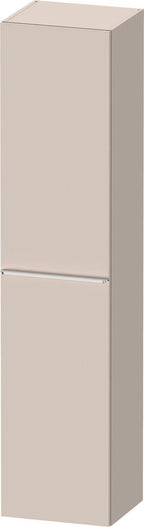sonstige / matt / HS,Tür:1,TA:LI,Griff:Chrom 400 x360x1760mm, Taupe Matt,