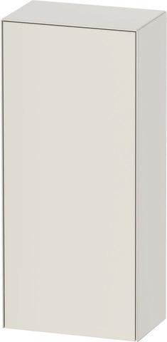 Duravit Halbhochschrank White Tulip 400 mm, 1 Tür, seidenmatt weiß, Designer Philippe Starck