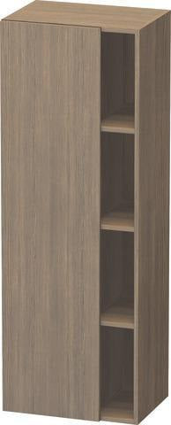 DURAVIT DuraStyle Hochschrank 360x500x1400 mm, 1 Tür links, Eiche Terra/Weiß Matt