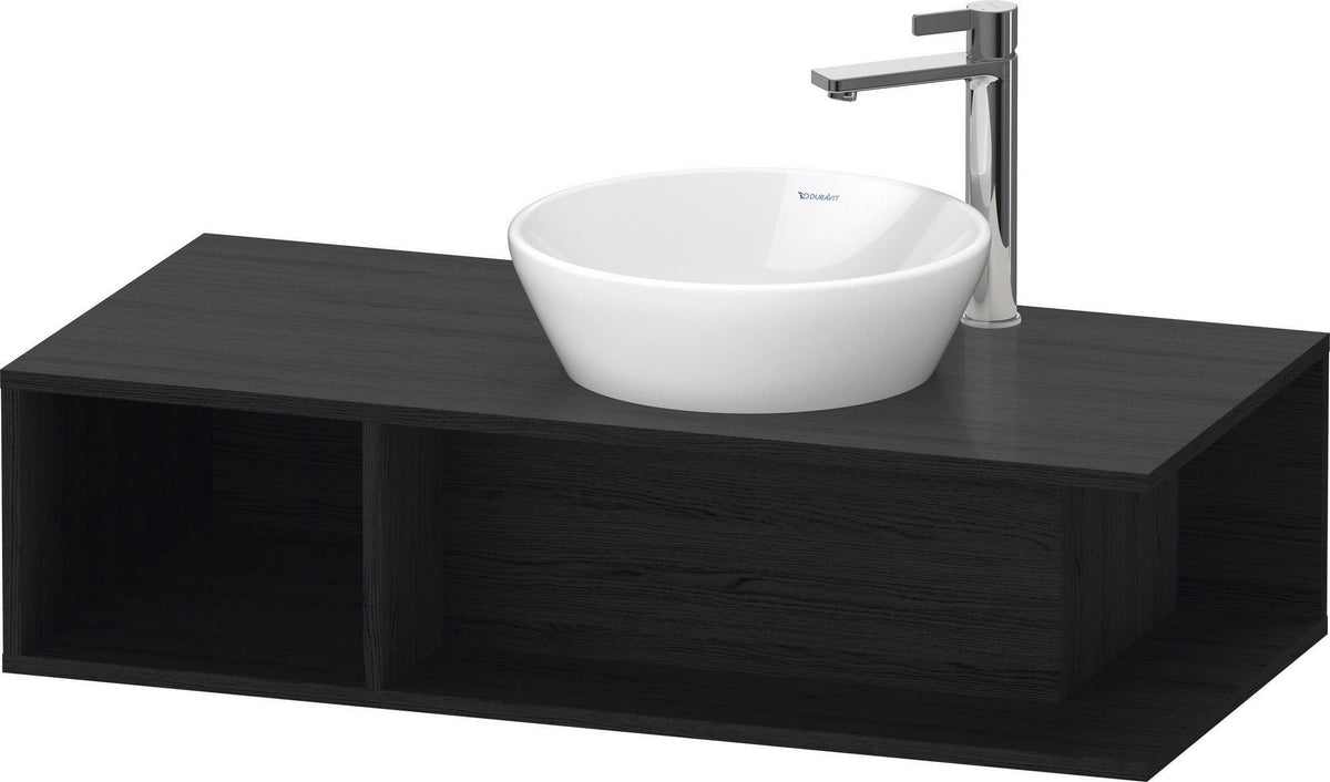 DURAVIT D-Neo Waschtischunterbau wandhängend 800 mm betongrau matt, Becken rechts, 1 offenes Fach