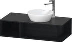 eiche schwarz / 1000 mm / Waschtischkonsole