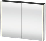DURAVIT XSquare Spiegelschrank 1000 mm mit LED-Beleuchtung, 2 Türen, Soft-Close