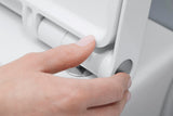 DURAVIT WC-Sitz White Tulip mit Absenkautomatik, Scharniere Edelstahl, weiß, 466x372x65 mm