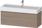 DURAVIT D-Neo Waschtischunterbau 1184 mm Eiche Terra Matt mit Bronze-Griff