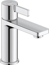 Duravit D-Neo Einhebel-Waschtischmischer mit FreshStart, Zugstange & Chrom – 109 mm Ausladung