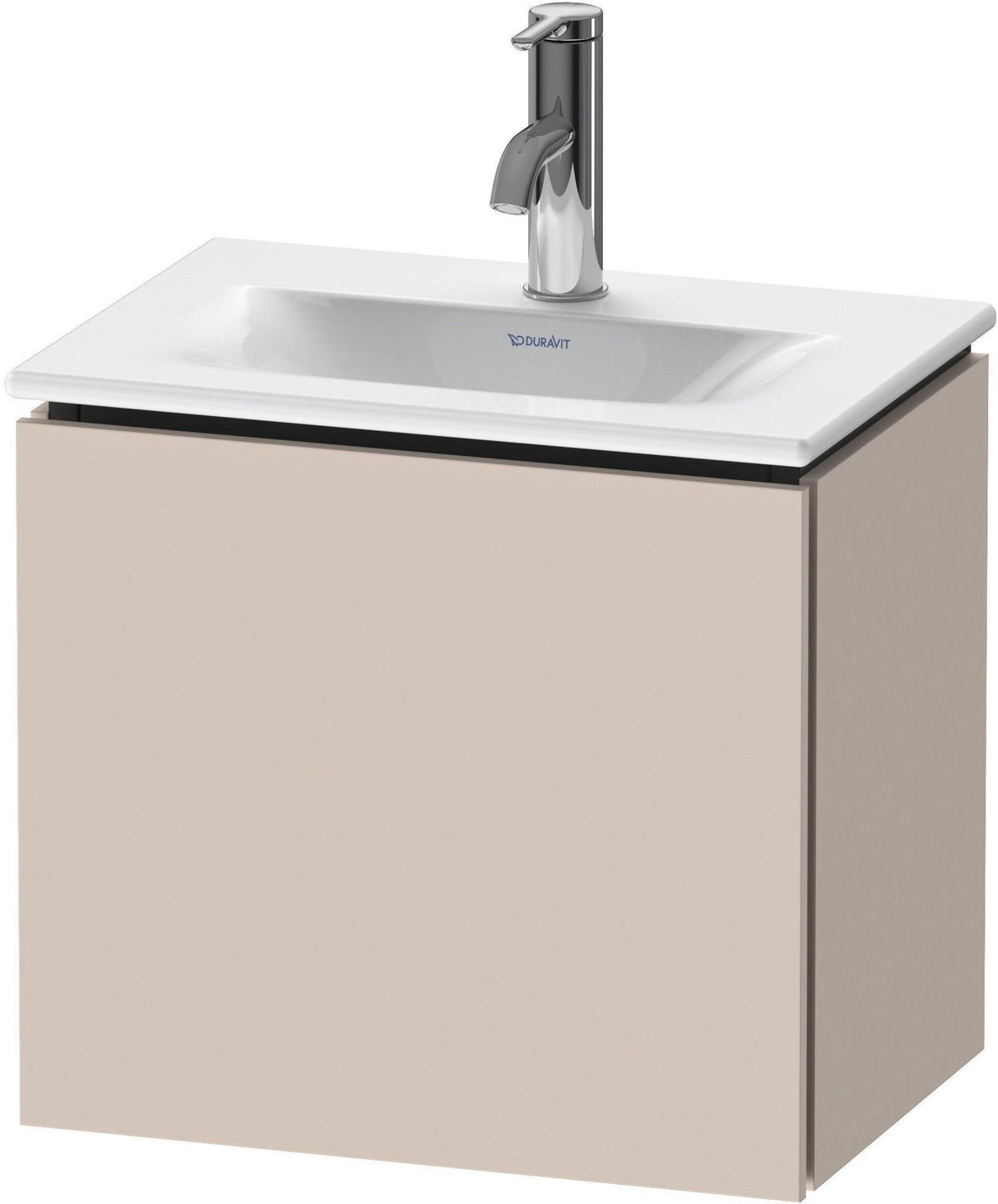 Duravit L-Cube Waschtischunterbau 440 mm, 1 Tür links, weiß matt – Wandhängend