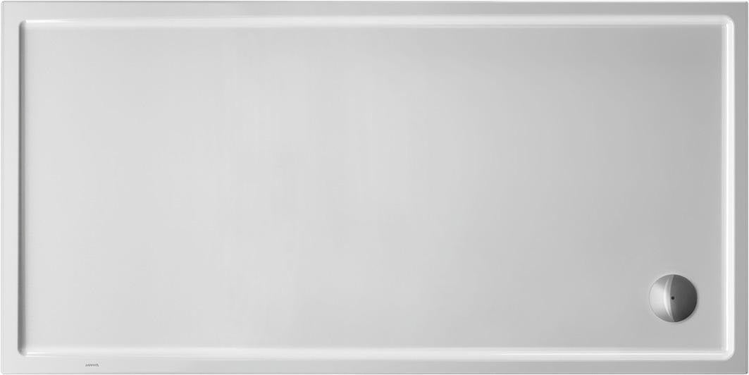 DURAVIT Starck Slimline Duschwanne 1700x750x60 mm Weiß Sanitäracryl Antislip