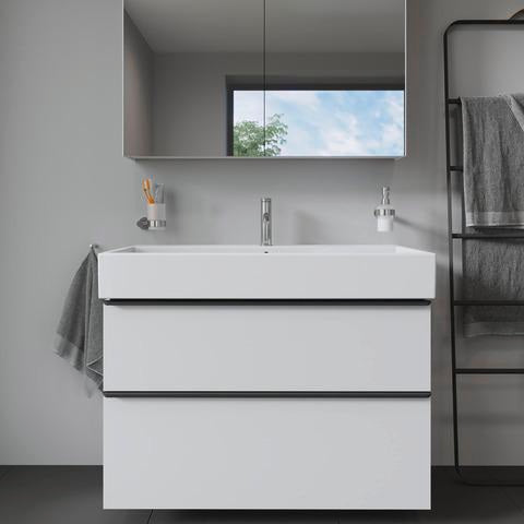 DURAVIT Spiegelschrank Licht & Spiegel BEST 7 1010 mm mit LED-Beleuchtung, 2 Türen, weiß matt