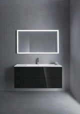 Duravit L-Cube Waschtischunterbau 1220 mm taupe matt mit 2 Schubkästen und Tip-On-Technik