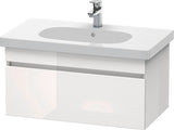 DURAVIT DuraStyle Waschtischunterbau 800 mm Eiche Terra/Weiß Matt, 1 Auszug, wandhängend