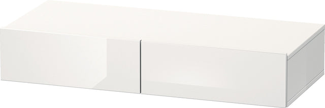 Duravit DuraStyle Schubkastenablage 1000 mm, 2 Schubkästen, Eiche Schwarz/Weiß Matt