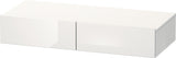 Duravit DuraStyle Schubkastenablage 1000 mm Eiche Terra/Weiß Matt – 2 Schubkästen, wandhängend
