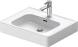DURAVIT Soleil by Starck Möbelwaschtisch 600 mm Weiß mit Überlauf und 1 Hahnloch